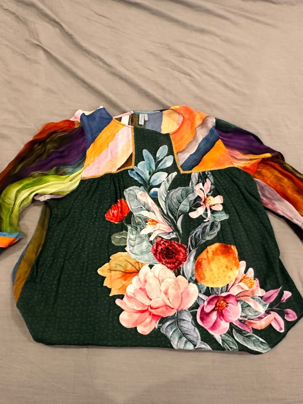 Anthropologie BLNK 2x Miranda peasant blouse